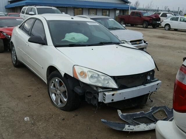 1G2ZH58N674154085 - 2007 PONTIAC G6 GT WHITE photo 1