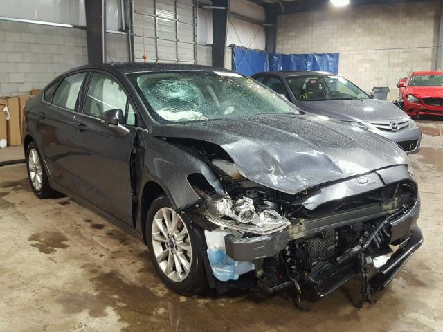 3FA6P0HD7HR243691 - 2017 FORD FUSION SE GRAY photo 1