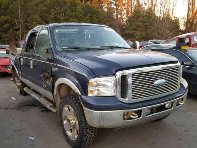 1FTWW31P86ED59744 - 2006 FORD F350 SRW S BLUE photo 1