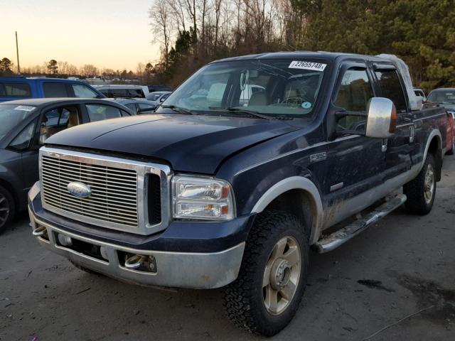 1FTWW31P86ED59744 - 2006 FORD F350 SRW S BLUE photo 2