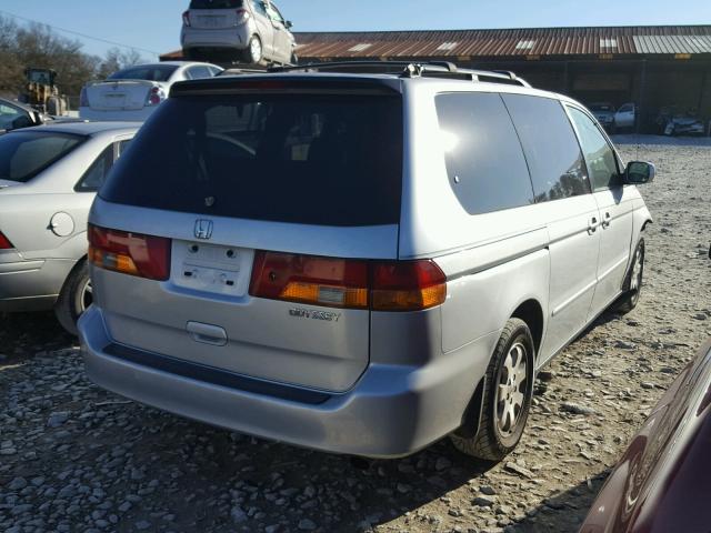 5FNRL18914B019994 - 2004 HONDA ODYSSEY EX SILVER photo 4