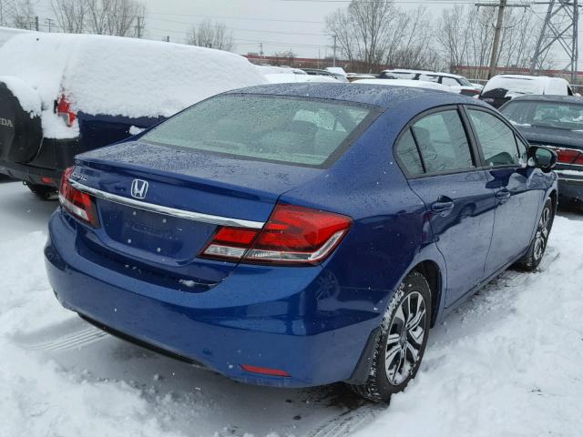 19XFB2F81FE027026 - 2015 HONDA CIVIC EX ლურჯი ფოტო 4