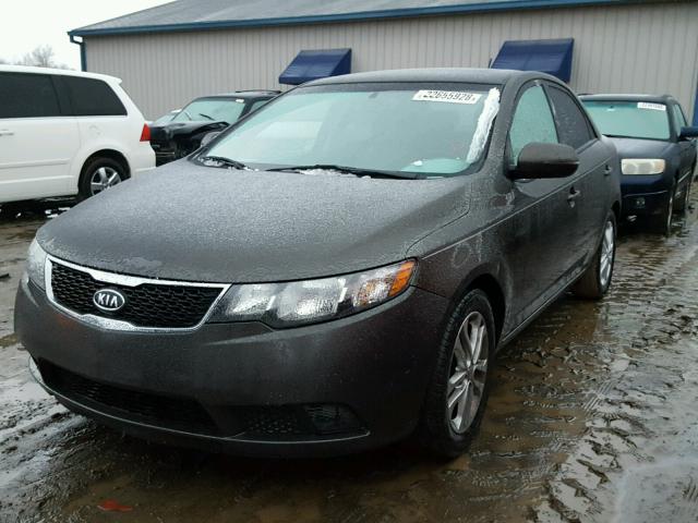 KNAFU4A2XB5386001 - 2011 KIA FORTE EX BROWN photo 2