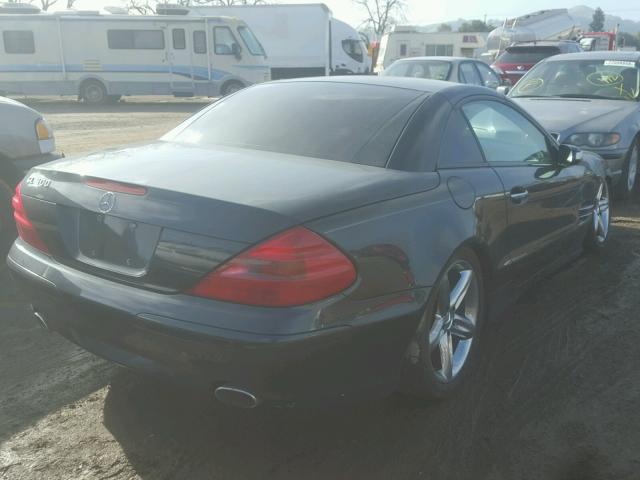 WDBSK75F65F098835 - 2005 MERCEDES-BENZ SL 500 BLUE photo 4