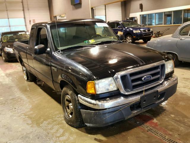 1FTYR14U24PA43814 - 2004 FORD RANGER SUP BLACK photo 1