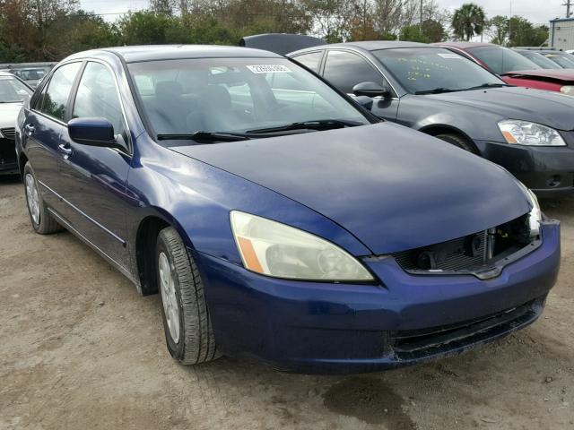 1HGCM56383A081622 - 2003 HONDA ACCORD LX BLUE photo 1