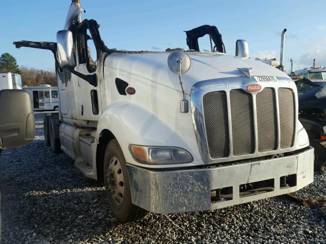 1XP7D49X6AD793341 - 2010 PETERBILT 387 WHITE photo 1