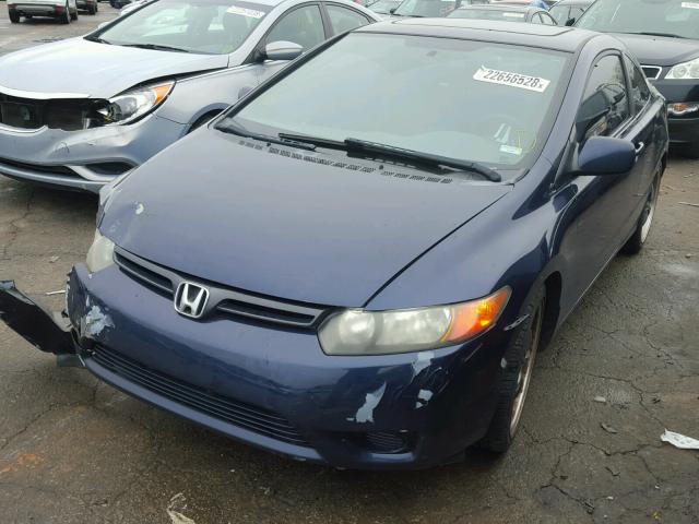 2HGFG11877H537214 - 2007 HONDA CIVIC EX ლურჯი ფოტო 2