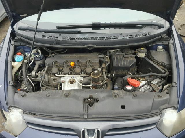 2HGFG11877H537214 - 2007 HONDA CIVIC EX ლურჯი ფოტო 7