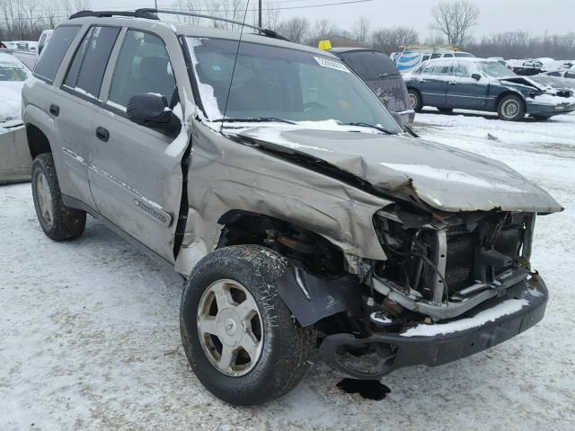 1GNDT13SX22461183 - 2002 CHEVROLET TRAILBLAZE TAN photo 1