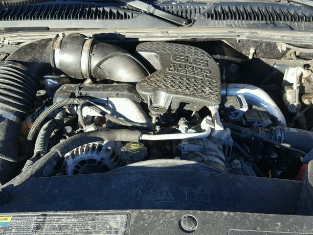 1GCHK23204F266658 - 2004 CHEVROLET SILVERADO BLACK photo 7