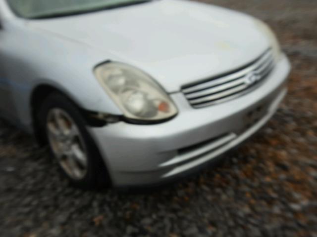 JNKCV51F94M716679 - 2004 INFINITI G35 SILVER photo 9