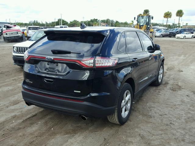 2FMPK3G99GBB02755 - 2016 FORD EDGE SE BLACK photo 4