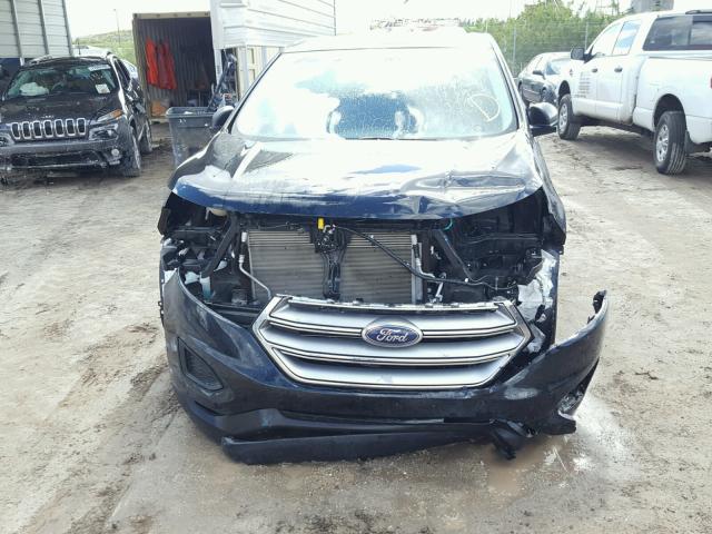 2FMPK3G99GBB02755 - 2016 FORD EDGE SE BLACK photo 9