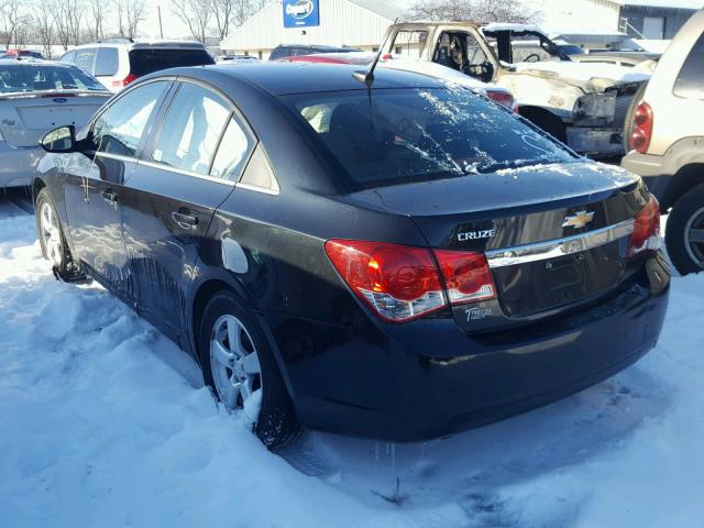 1G1PF5SC5C7268631 - 2012 CHEVROLET CRUZE LT BLACK photo 3