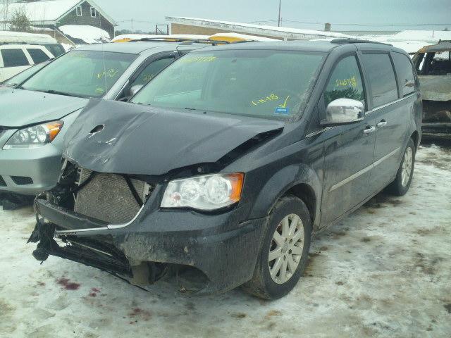 2C4RC1CG5CR278562 - 2012 CHRYSLER TOWN & COU BLACK photo 2