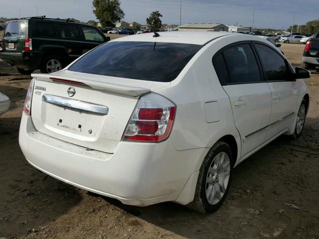 3N1AB6AP7CL681510 - 2012 NISSAN SENTRA 2.0 WHITE photo 4