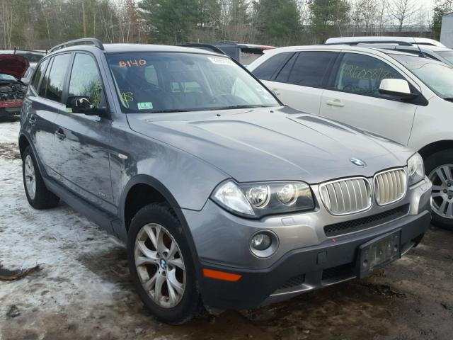 WBXPC934X9WJ26677 - 2009 BMW X3 XDRIVE3 GRAY photo 1