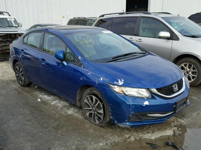 19XFB2F82DE241214 - 2013 HONDA CIVIC EX BLUE photo 1