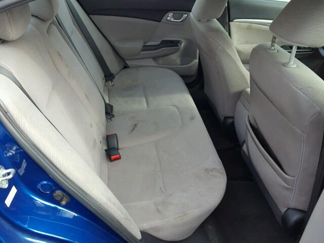 19XFB2F82DE241214 - 2013 HONDA CIVIC EX ლურჯი ფოტო 6
