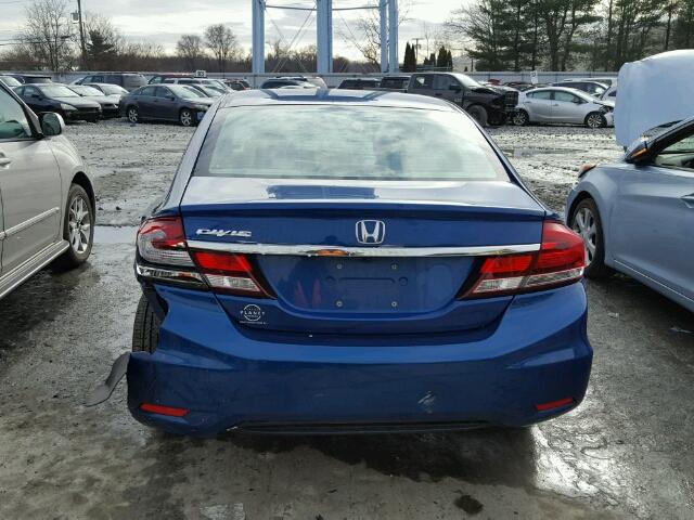 19XFB2F82DE241214 - 2013 HONDA CIVIC EX ლურჯი ფოტო 9