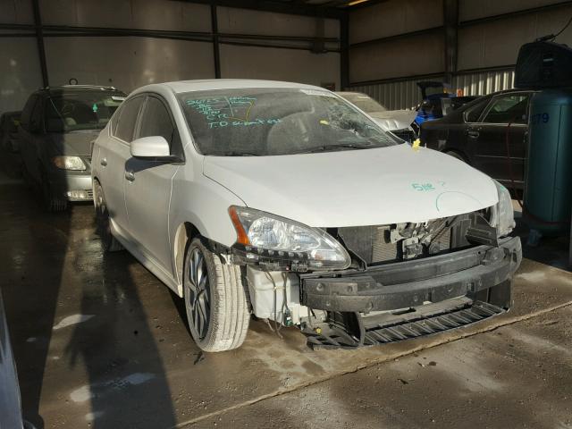 3N1AB7AP5EY256699 - 2014 NISSAN SENTRA S WHITE photo 1