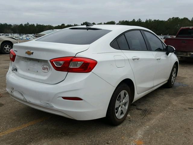 3G1BC5SMXHS529689 - 2017 CHEVROLET CRUZE LS WHITE photo 4