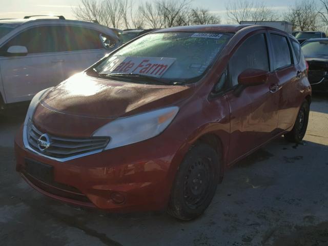 3N1CE2CP2FL431649 - 2015 NISSAN VERSA NOTE RED photo 2