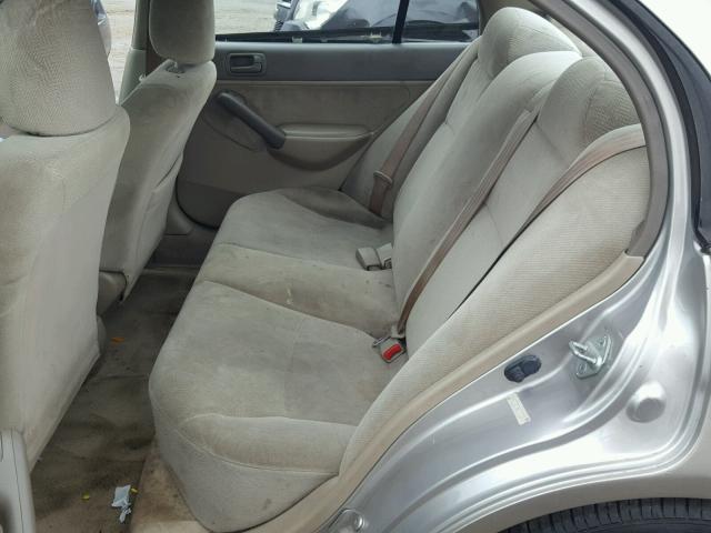 1HGES26781L044555 - 2001 HONDA CIVIC EX 米色 照片 6