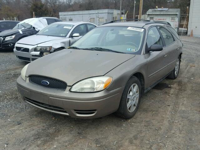 1FAFP58U85A217314 - 2005 FORD TAURUS SE GOLD photo 2