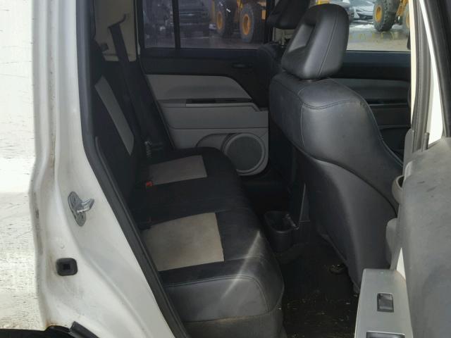 1J8FT28087D397647 - 2007 JEEP PATRIOT SP WHITE photo 6