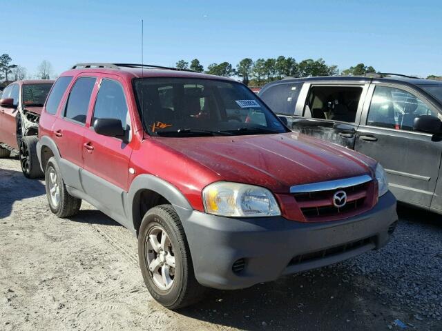 4F2YZ02Z36KM16755 - 2006 MAZDA TRIBUTE I RED photo 1