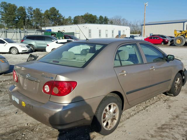 2T1BR32E65C428922 - 2005 TOYOTA COROLLA CE GOLD photo 4