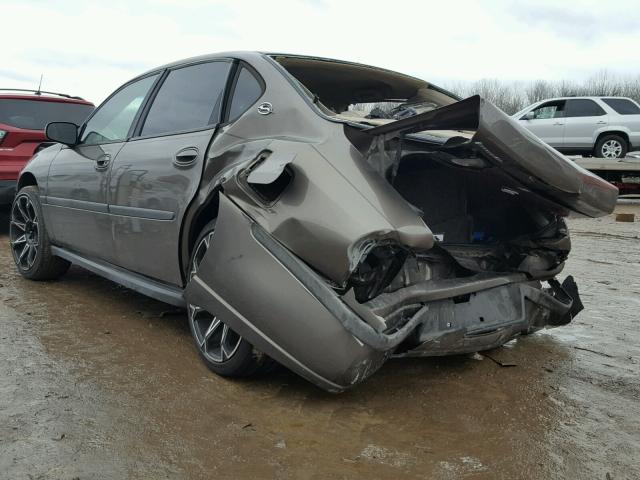 2G1WF52E929348265 - 2002 CHEVROLET IMPALA 棕色 照片 3