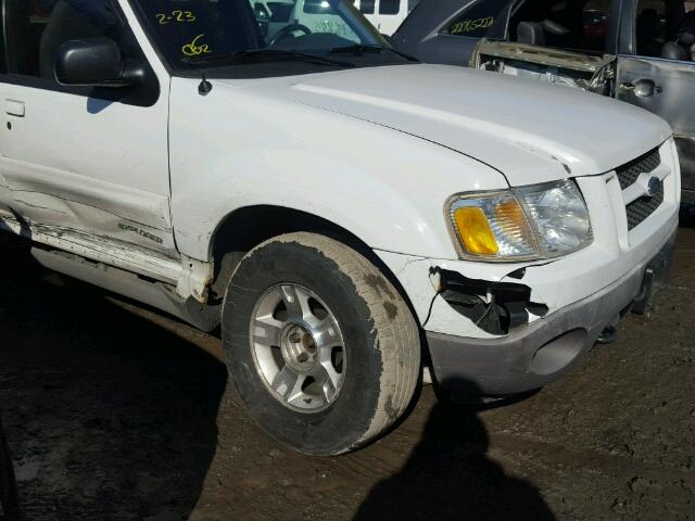 1FMZU77E02UD25129 - 2002 FORD EXPLORER S WHITE photo 9