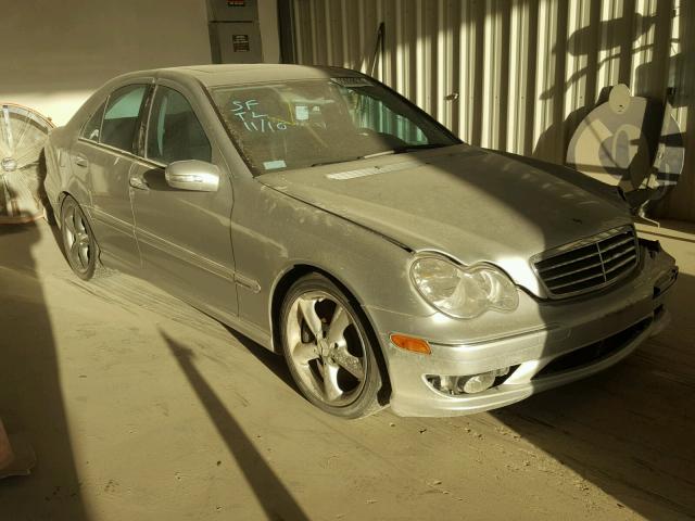 WDBRF52H96F811550 - 2006 MERCEDES-BENZ C GENERATI SILVER photo 1