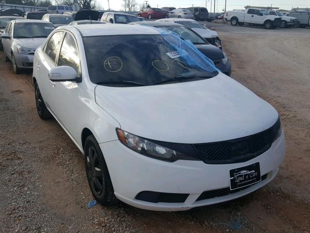 KNAFU4A29A5816275 - 2010 KIA FORTE EX WHITE photo 1