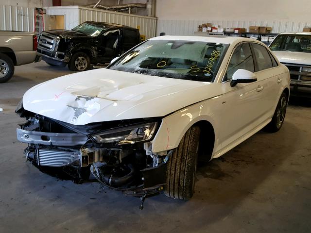 WAUFNAF48HN045324 - 2017 AUDI A4 PRESTIG WHITE photo 2