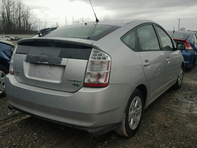 JTDKB20U563184084 - 2006 TOYOTA PRIUS GRAY photo 4