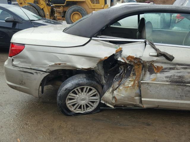 1C3LC45K78N643017 - 2008 CHRYSLER SEBRING BEIGE photo 9