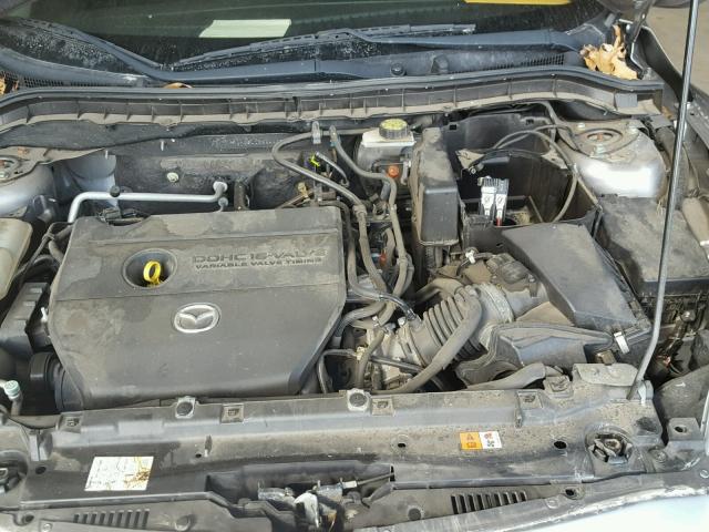 JM1BL1SG9A1270727 - 2010 MAZDA 3 I GRAY photo 7