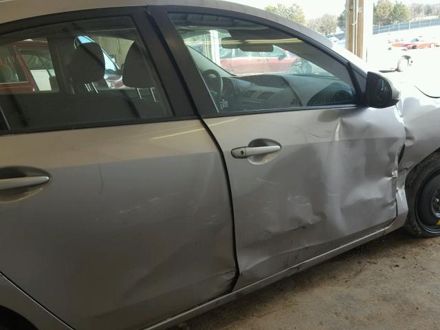 JM1BL1SG9A1270727 - 2010 MAZDA 3 I GRAY photo 9