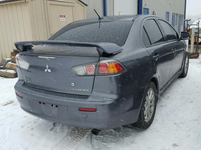 JA32U2FU4AU009800 - 2010 MITSUBISHI LANCER ES/ GRAY photo 4