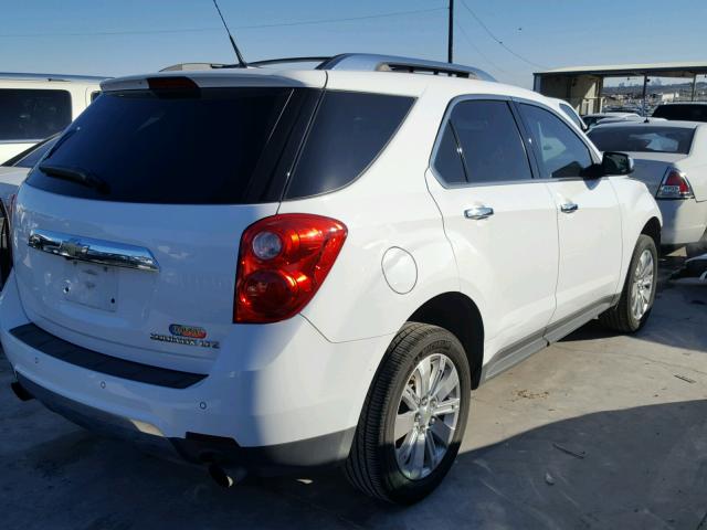 2CNFLFEY2A6252114 - 2010 CHEVROLET EQUINOX LT WHITE photo 4