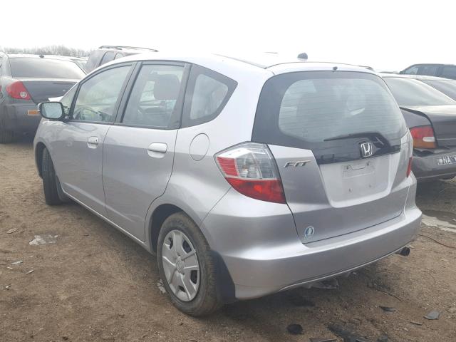 JHMGE8H38DC061421 - 2013 HONDA FIT SILVER photo 3