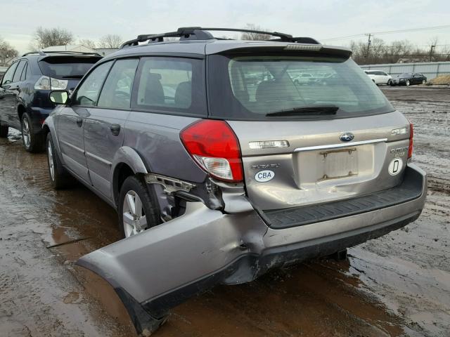 4S4BP61C387367392 - 2008 SUBARU OUTBACK 2. SILVER photo 3