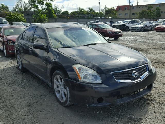 1N4BA41EX7C865449 - 2007 NISSAN MAXIMA SE BLACK photo 1