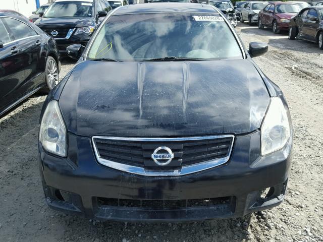 1N4BA41EX7C865449 - 2007 NISSAN MAXIMA SE BLACK photo 9