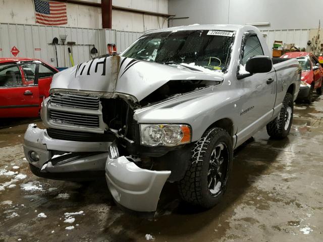 1D7HA16D73J569870 - 2003 DODGE RAM 1500 S SILVER photo 2