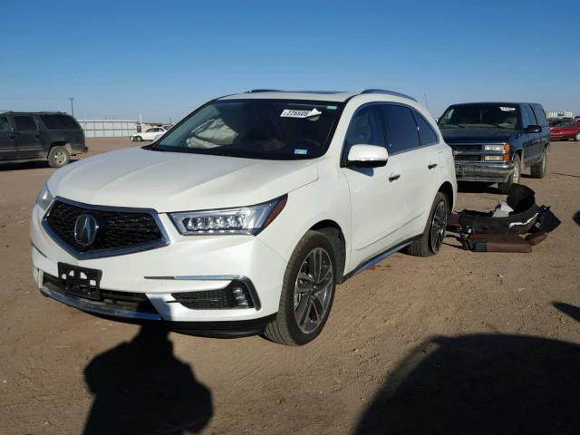 5FRYD3H83HB008253 - 2017 ACURA MDX ADVANC WHITE photo 2